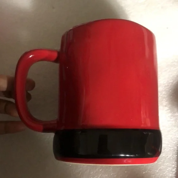 Rae Dunn Santa Mug Holiday Red Ceramic Cup Decor Gift Christmas Gift Clause - Picture 5 of 10